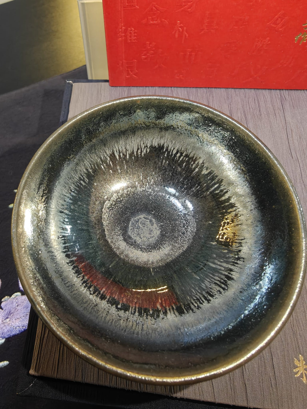 Pure Black Mirror Glaze JianZhan Tea Bowl | 朱信丛 朱哥建盏