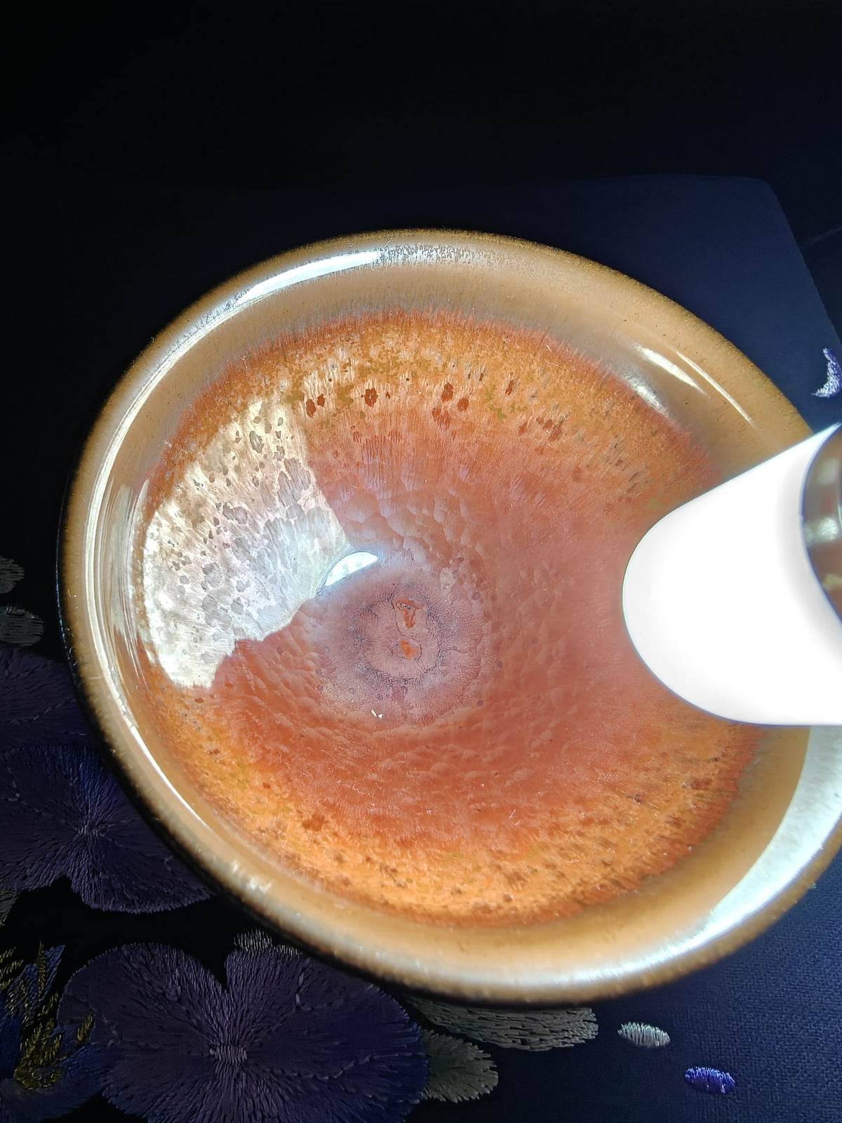 Sunset Ember JianZhan Tea Cup