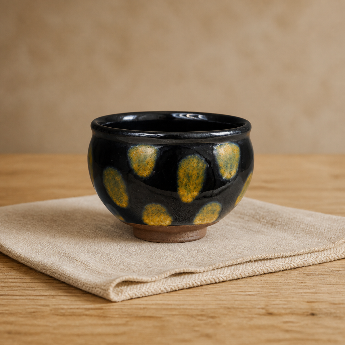Iridescent Rainbow Crackle JianZhan Tea Bowl