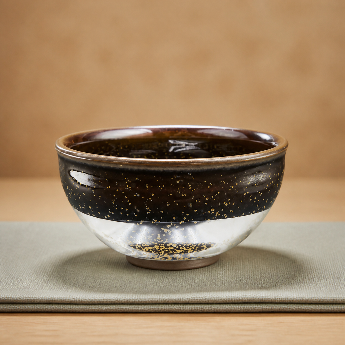 Starfield Gold Speckle JianZhan Tea Bowl