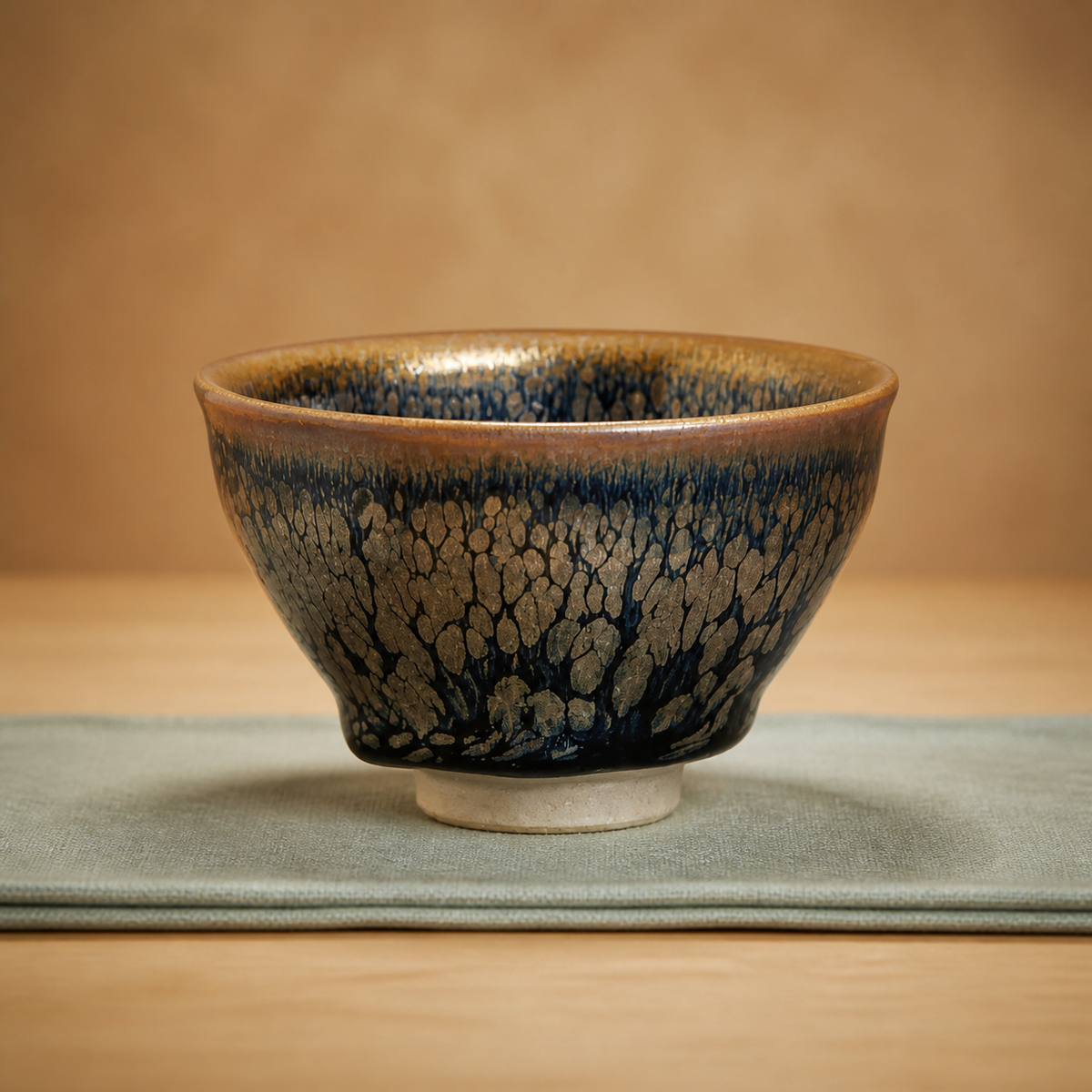 Midnight Partridge Spot JianZhan Tea Bowl