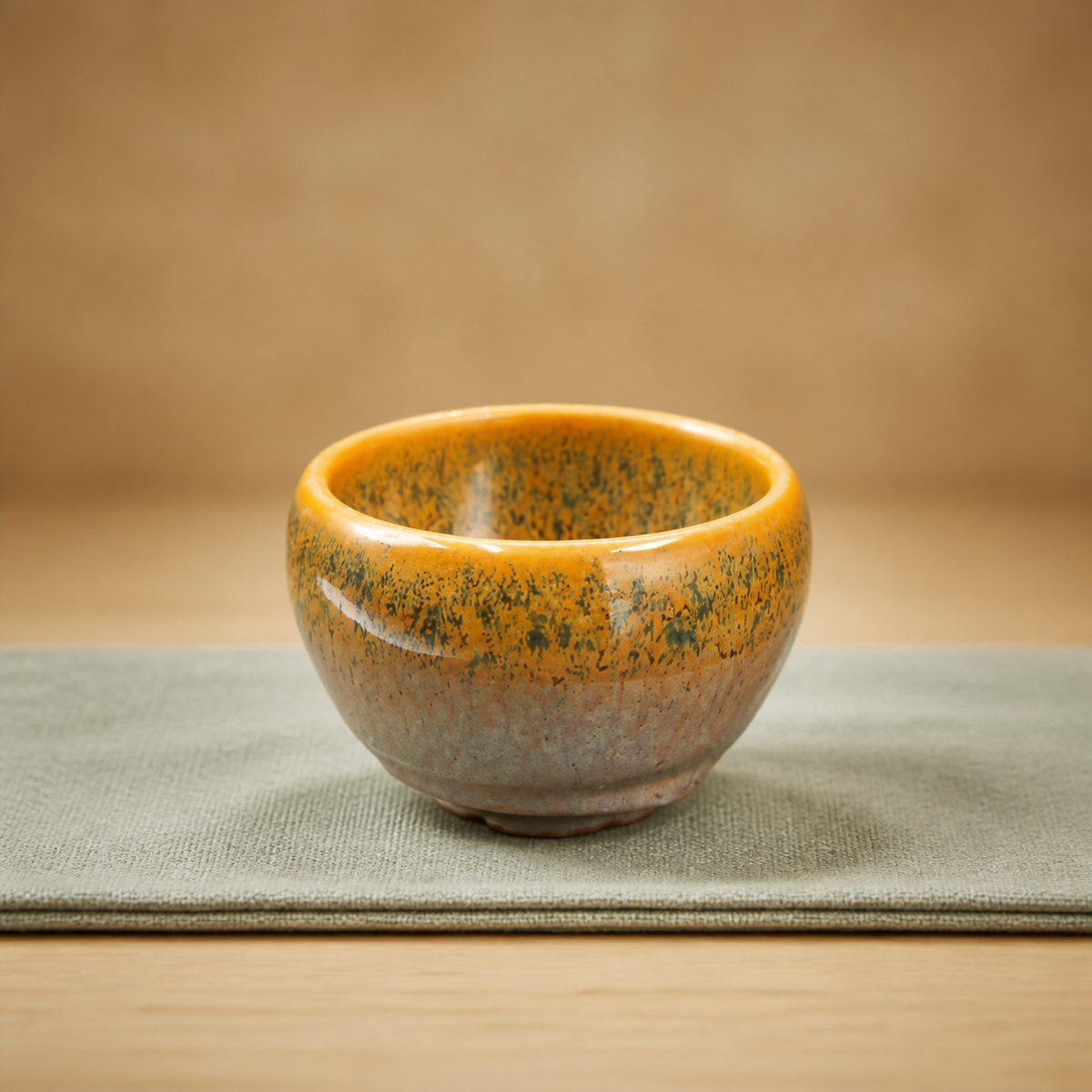 Amber Harvest JianZhan Tea Bowl