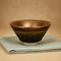 Tawny Hare's Fur JianZhan Tea Bowl