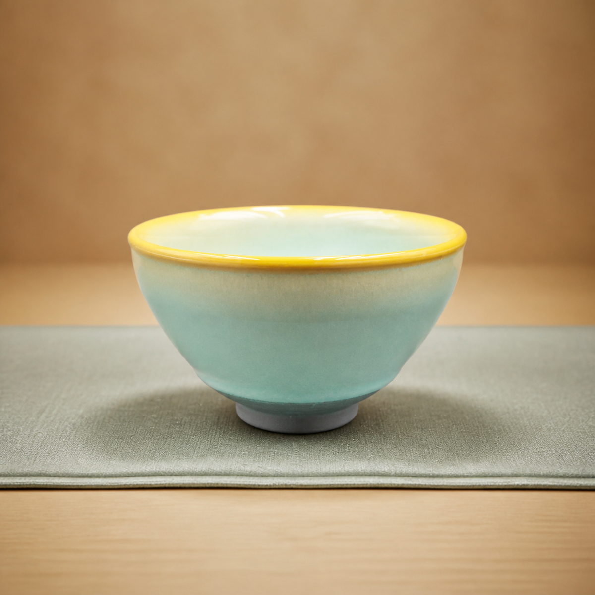 Celadon Gold Rim JianZhan Tea Bowl